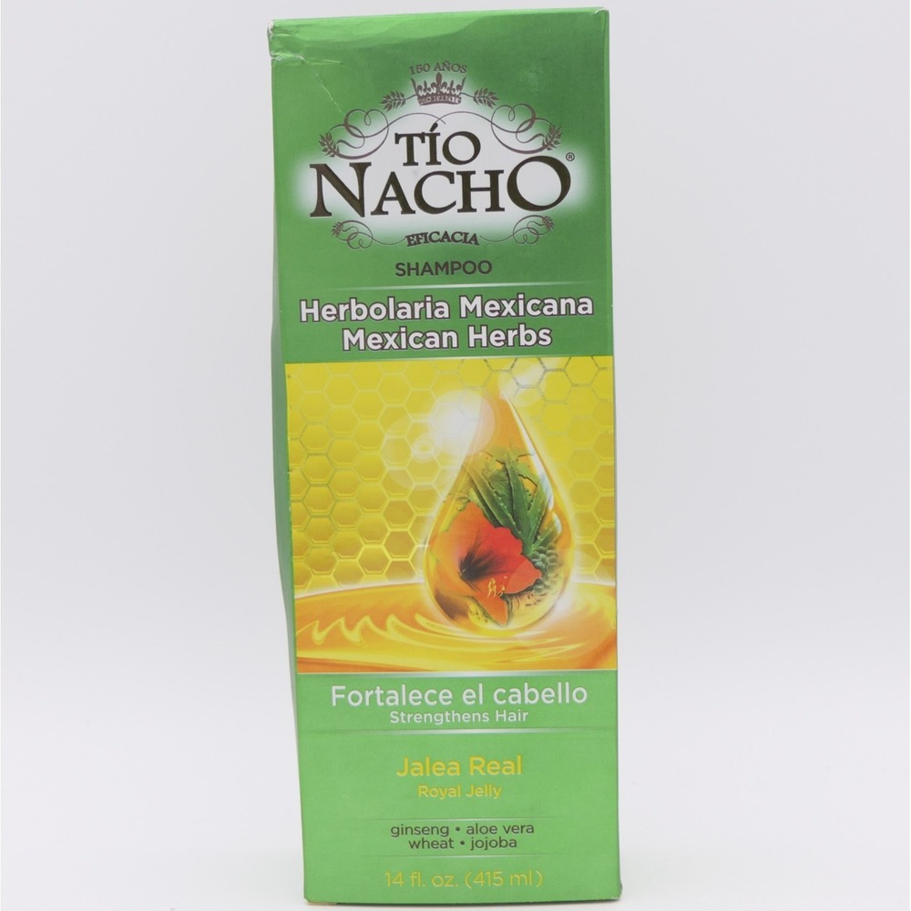 Tio Nacho Mexican Herbs + Royal Jelly Shampoo 14 oz Strengthening For Hair